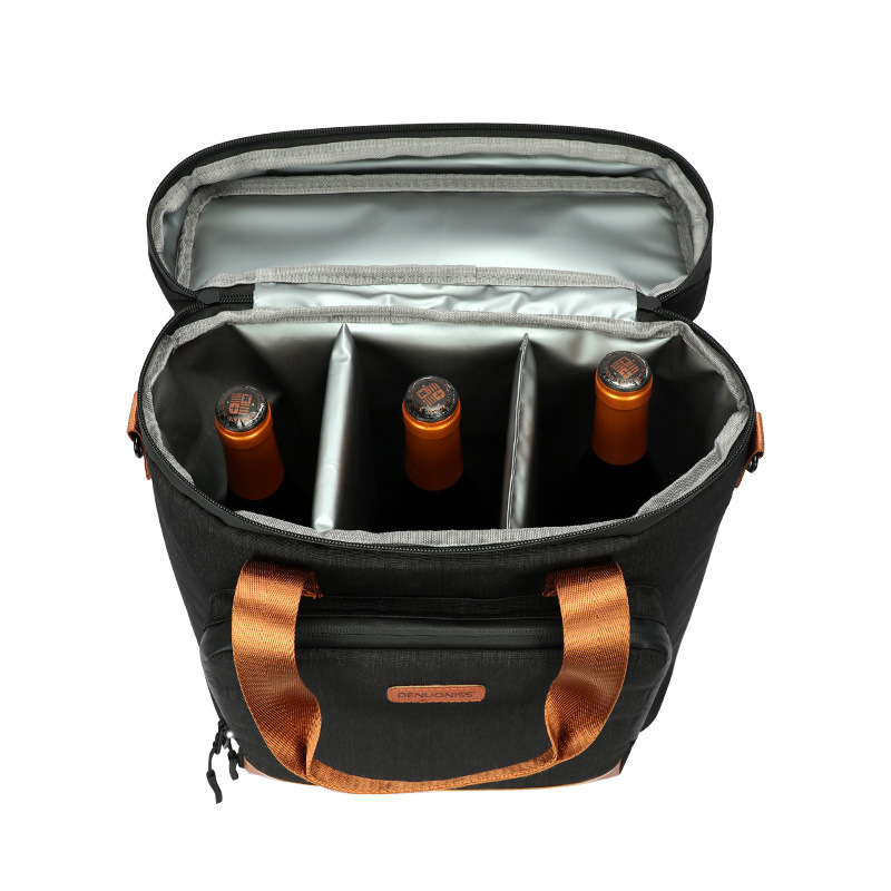 Title 4, Wine Cooling Bag, Leak Proof Picnic Cooler Bag,...