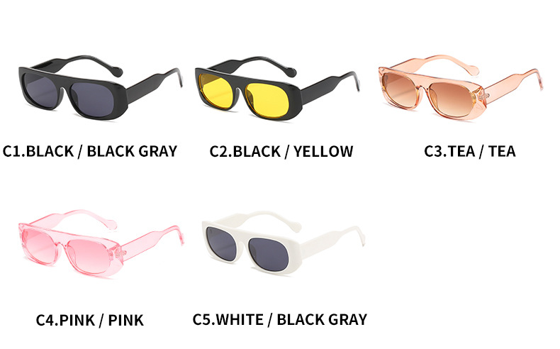 Title 1, Retro Transparent Glasses Ladies Sunglasses