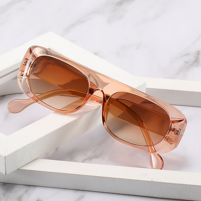 Title 3, Retro Transparent Glasses Ladies Sunglasses