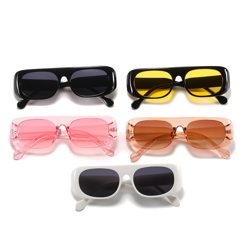 Title 4, Retro Transparent Glasses Ladies Sunglasses