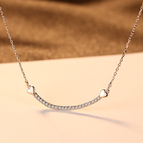 S925 Sterling Silver Necklace With 3A Zircon