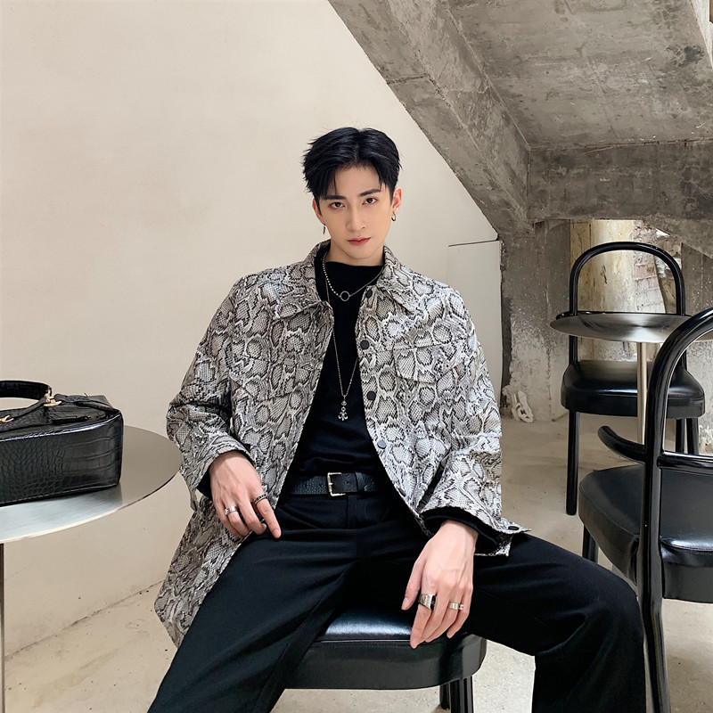 Fashion Brand Personality Jacket Men'S Handsome Autumn Jacket