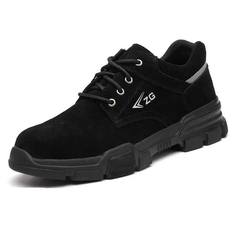 Men's Anti-Piercing And Anti-Smashing Steel Toe Cap Welding Work Shoes