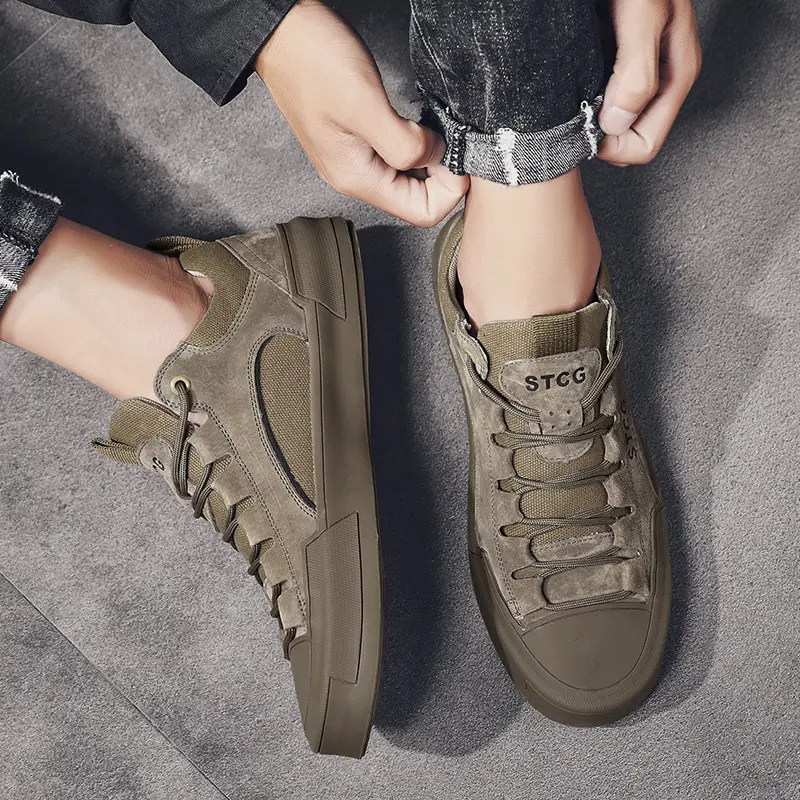 Personality Sports Low Help Casual Men'S Shoes