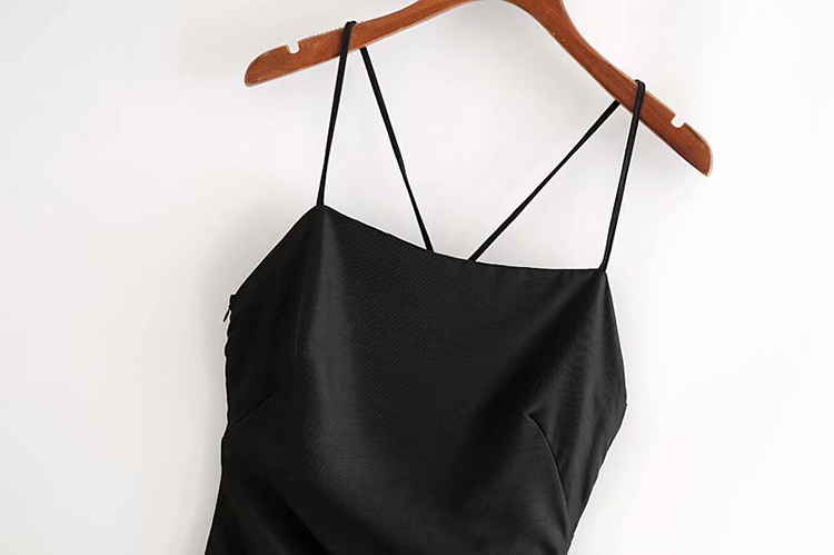 European And American Wind Women's Summer Drape Halter Dress