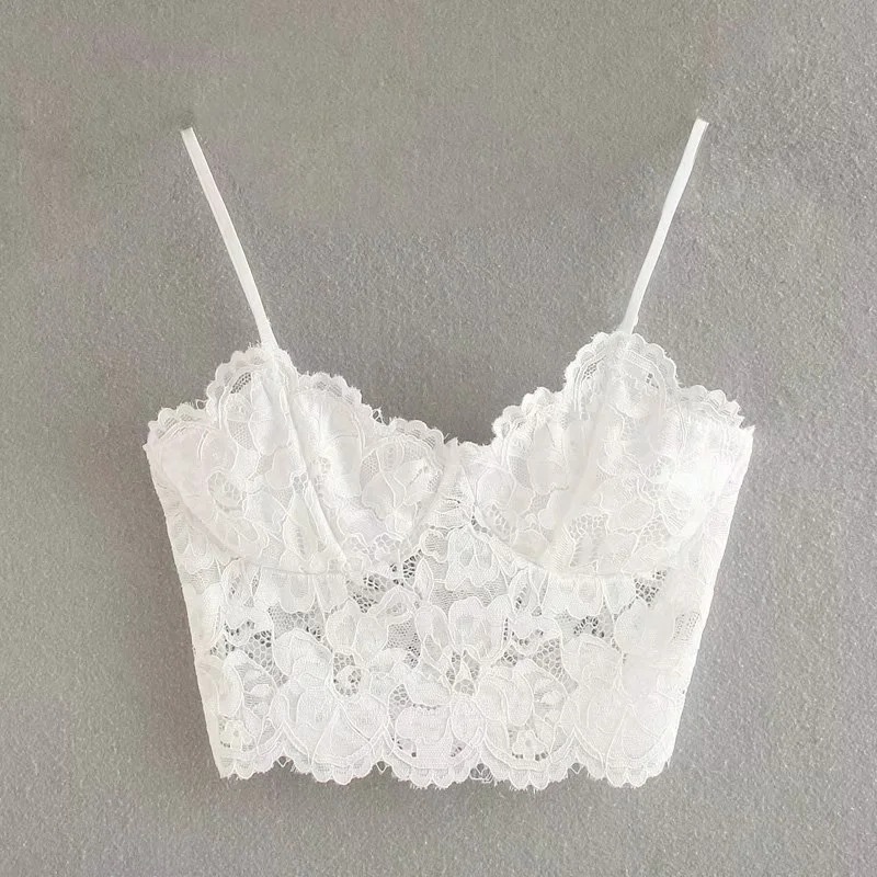 Title 4, TRAF-Ladies Lace Bra, Nine-point Blouse, Retro,...