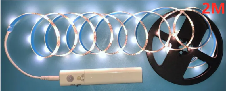 LED intelligent human body induction bed lamp belt – image 6