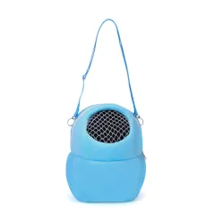 Go Out Portable Squirrel Chinchilla Guinea Pig Cotton Nest - Blue - View 1