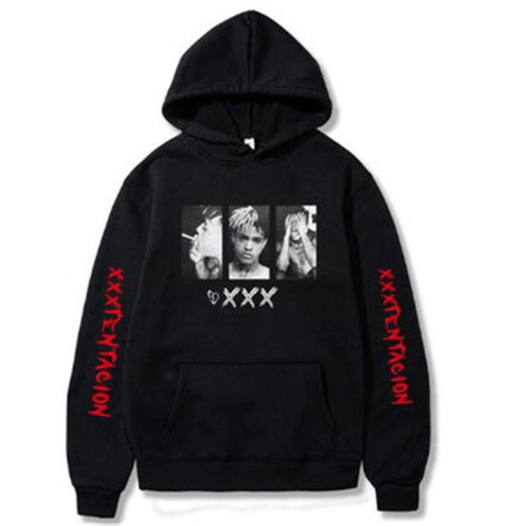 XXXTentacion Sweatshirt Hoodie Streetwear Hip Hop Rapper - Picture 1 of 2