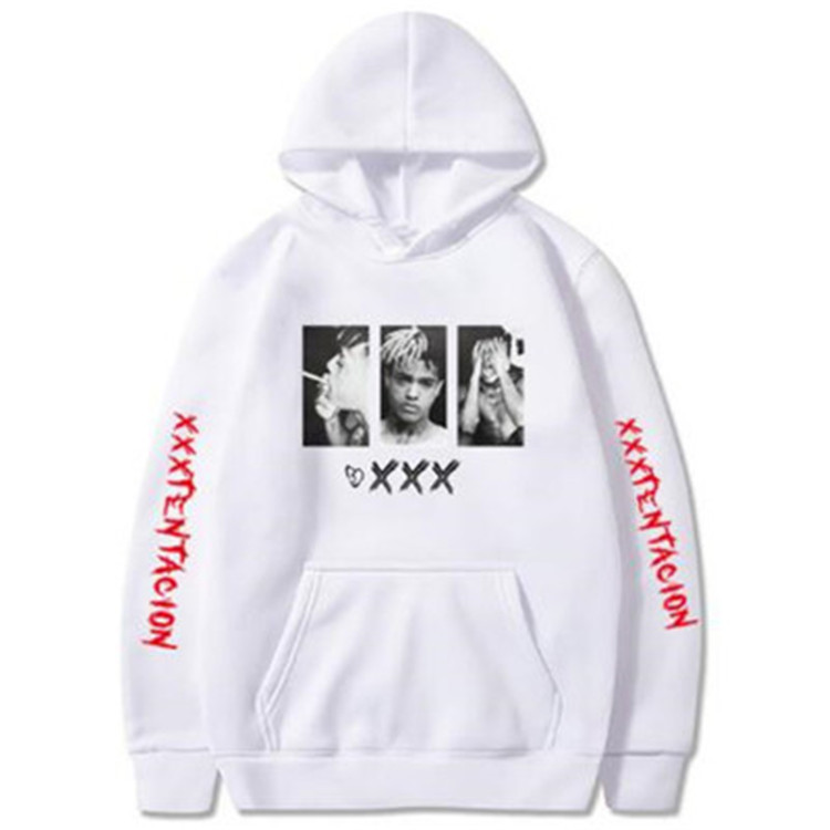 XXXTentacion Sweatshirt Hoodie Streetwear Hip Hop Rapper - Picture 2 of 2