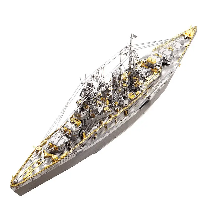 3d Three-dimensional Metal Puzzle Liaoning Carrier Ship Wuzhi 10  Model Assembling Toy