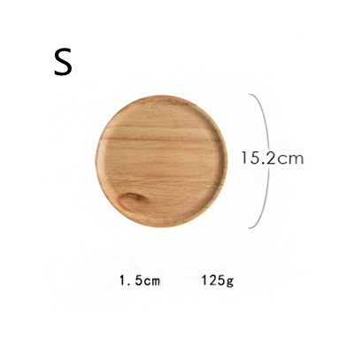 Japanese Style Oak Acacia Wooden Tray Rubber Wood - Shop at LoveMi