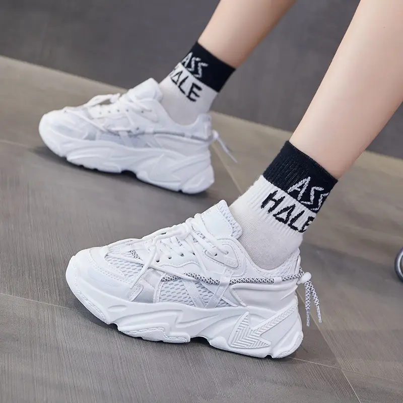 Shoes Men's And Women's Shoes Color Matching Low-top Sneakers Breathable Sports Shoes