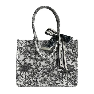 Fashion Fashion Simple Printing Large Capacity One Shoulder Tote Bag Section B Trumpet - Shop at LoveMi