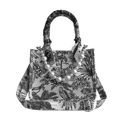 Fashion Fashion Simple Printing Large Capacity One Shoulder Tote Bag