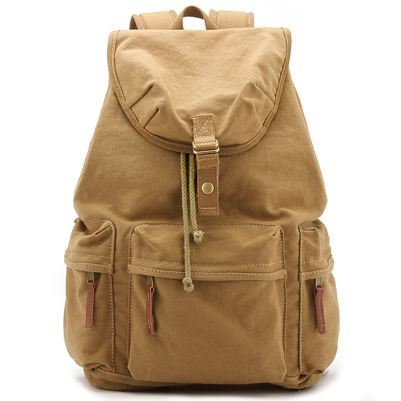 Recreational Shoulder Canvas Photo Bag With Large Capacity