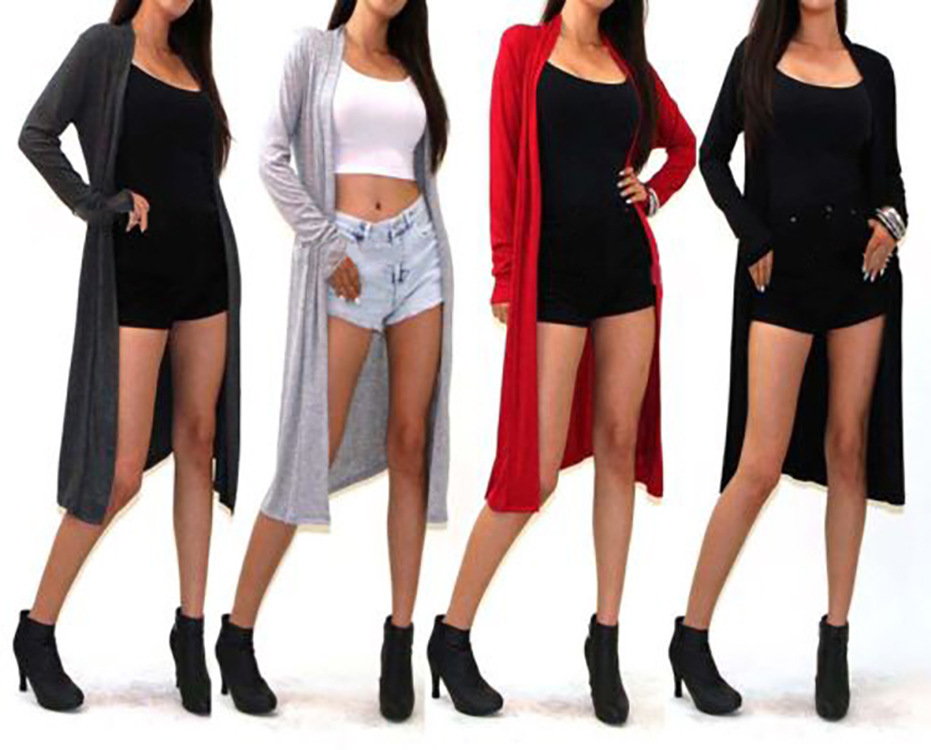 Beach Sunscreen Women's Mid Length Chiffon Cardigan