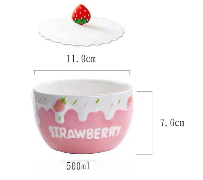 Title 1, Strawberry Bowl keramička činija za doručak kod...