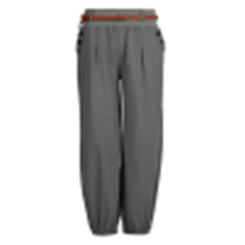 Printed Loose Low-rise Wide-leg Pants Pure Cotton - Army Green
