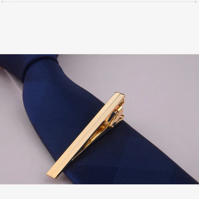 Metal Gold Tie Clip Business Dress Bridegroom Wedding Collar Clip 12 Style - Shop at LoveMi