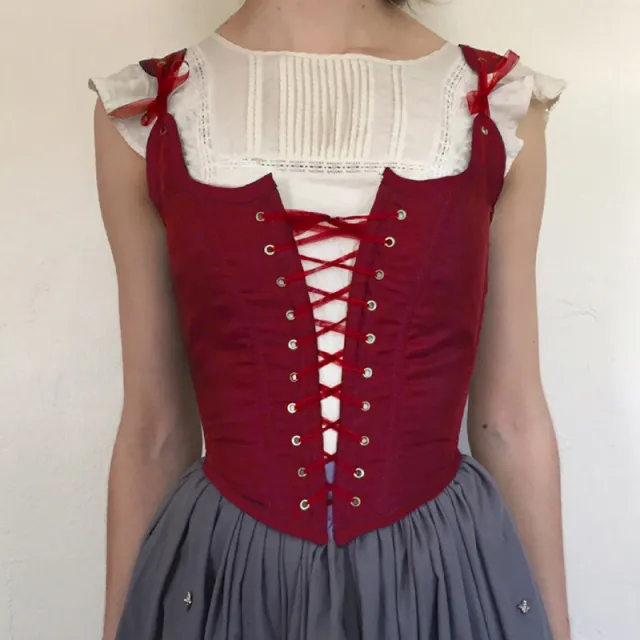 Women's Solid Color Slim Strappy Top Vest Red - Shop at LoveMi