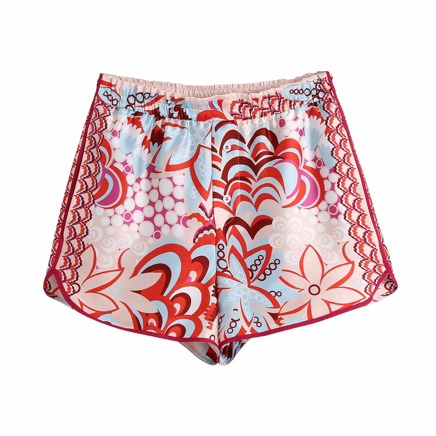 Title 6, Damen Slim Bedruckte Shorts Hot Pants für heiße...