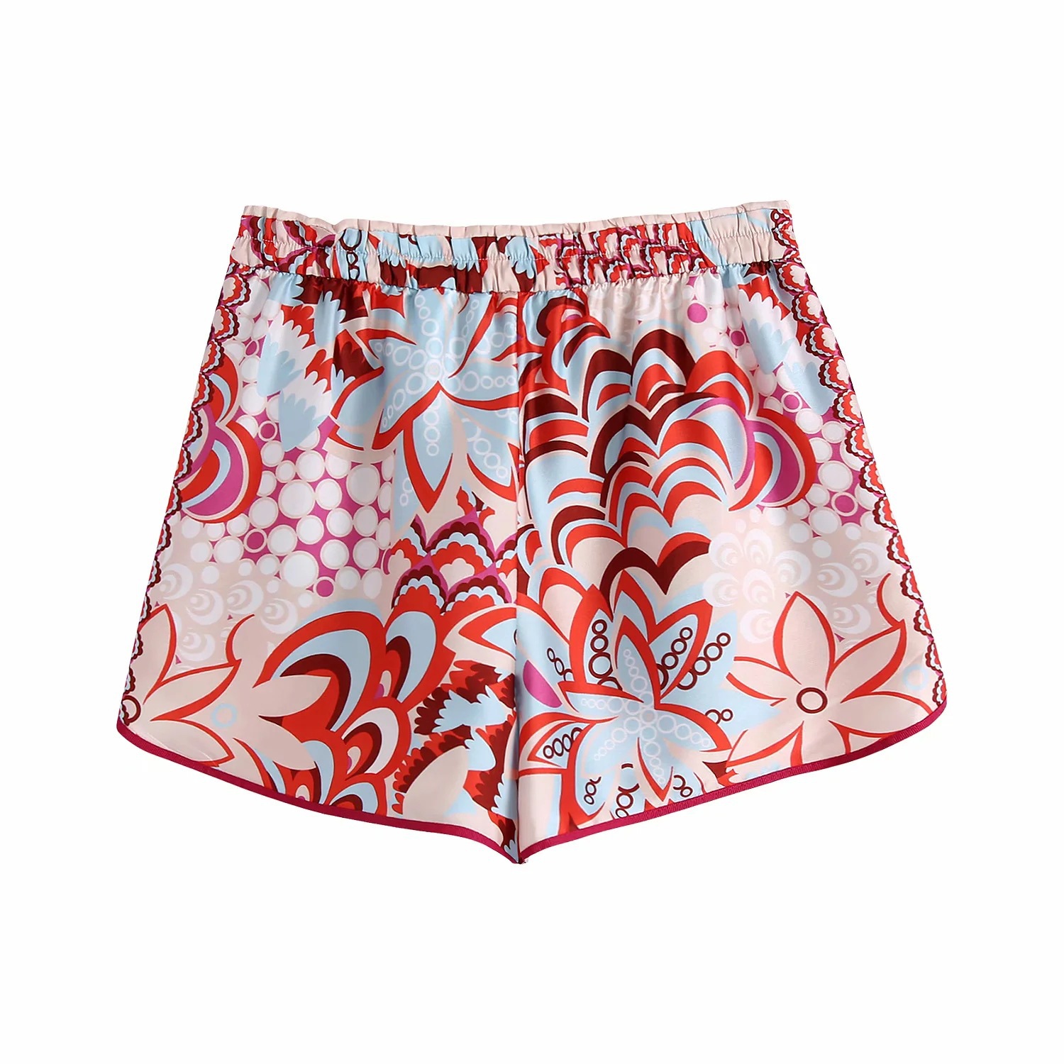 Title 3, Damen Slim Bedruckte Shorts Hot Pants für heiße...