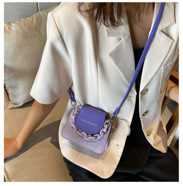 Mini Bag Handbags New Trendy Net Red Fashion Ins Trend Shoulder Messenger Bag Red - Shop at LoveMi
