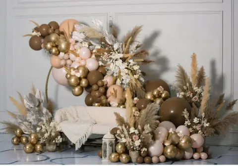 Balloon Decoration Wedding Celebration Scene Props