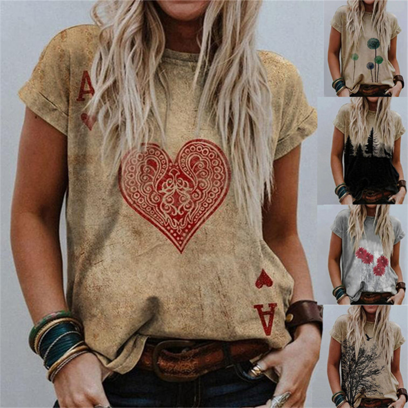 Title 5, Casual Bottoming Shirt With Creative Printing S...