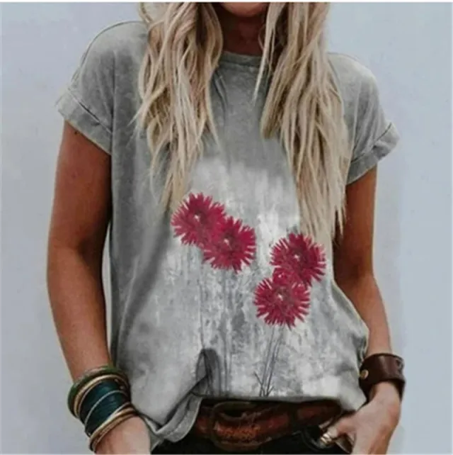Casual Bottoming Shirt With Creative Printing Short Sleeves - Shop at LoveMi