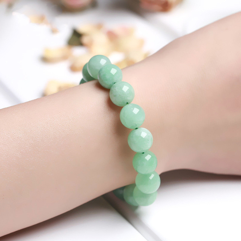 Burmese Jade Bracelet White Jade Color Optimization