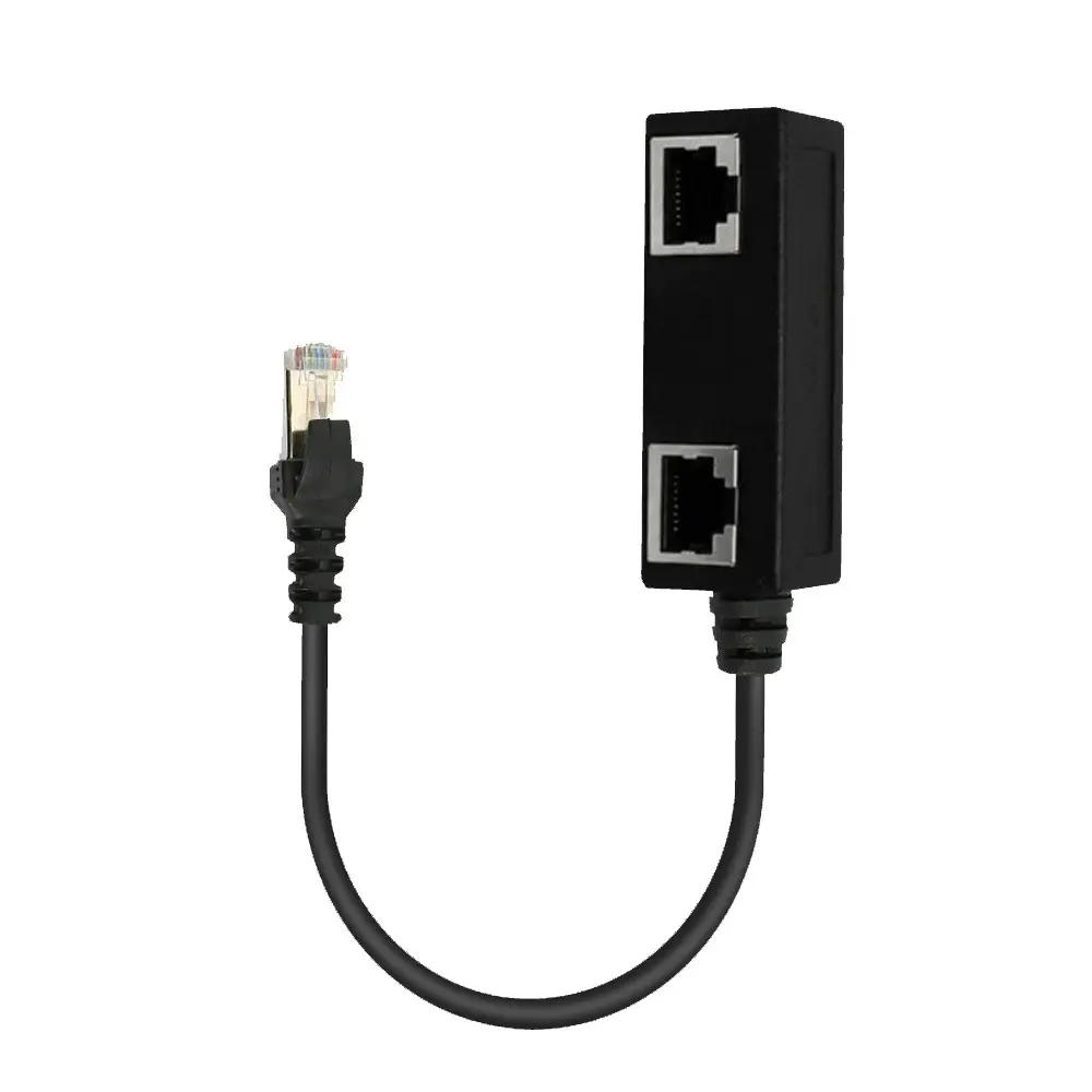 Ethernet Cable Adapter Splitter Rj45 One Point