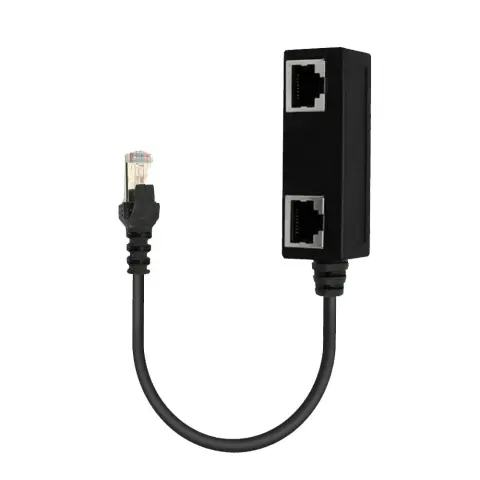 Ethernet Cable Adapter Splitter Rj45 One Point Three Extension