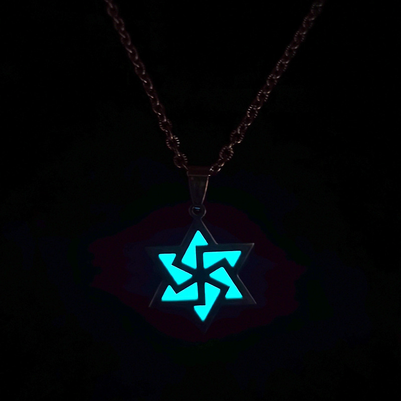 Creative Stainless Steel Luminous Necklace
