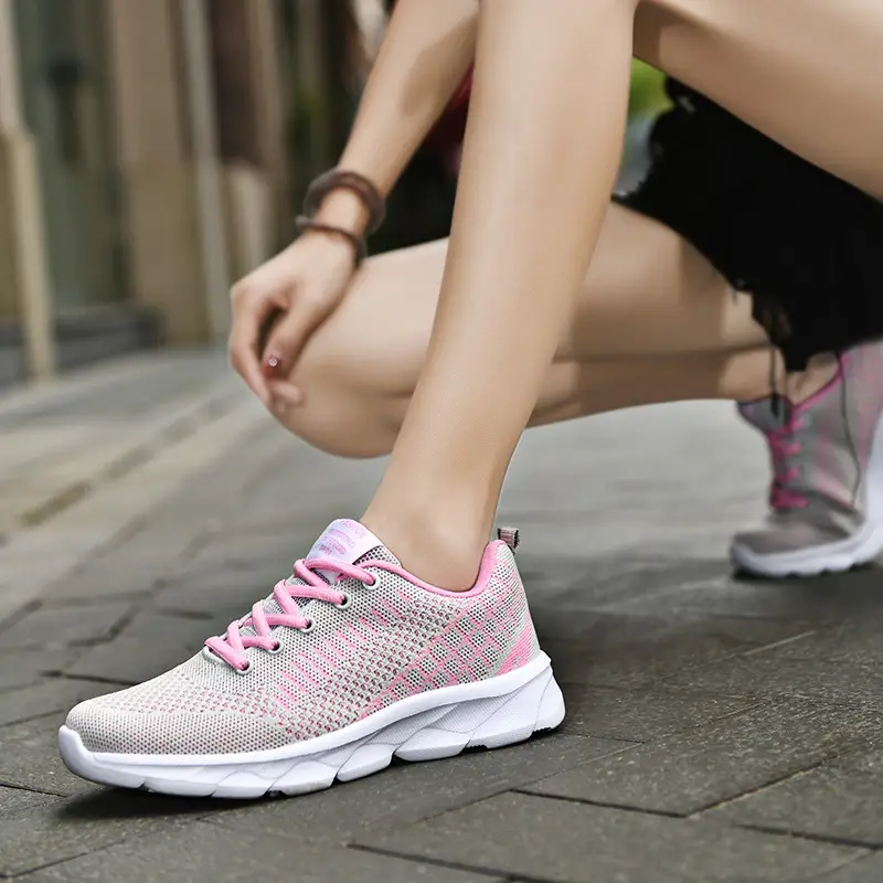 Women's Large Size Breathable Mesh Sneakers