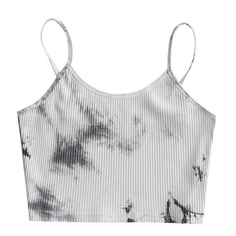 Title 3, Ribbed Tie Dye Crop Camisole