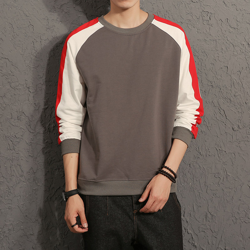 Round Neck Solid Color Sweater Casual Loose