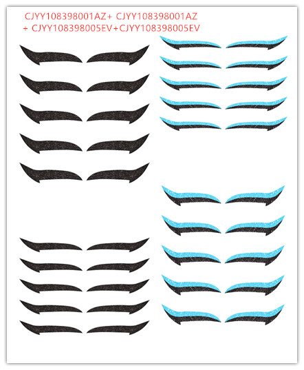 Reusable Eyeliner Stickers Set2 - Shop at LoveMi