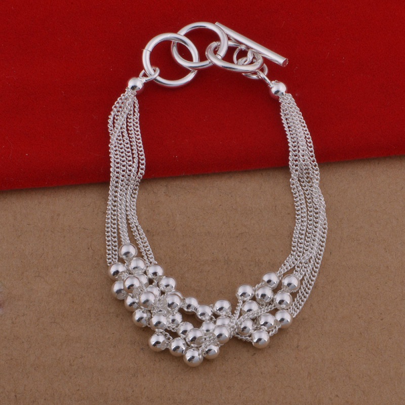 Small Wholesale Six - Line Light Beads Three - Piece Set Of Spherical Jewelry Set