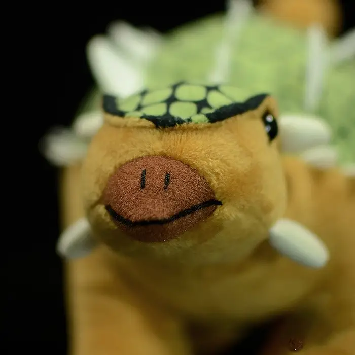 Super Cute Ankylosaurus Plush Toy Doll Cute Simulation Dinosaur Doll Plush Toy Model Gift