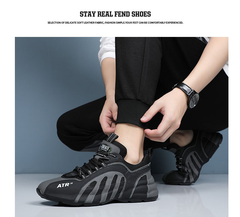 Title 6, Breathable Mens Casual Shoes made with first l...