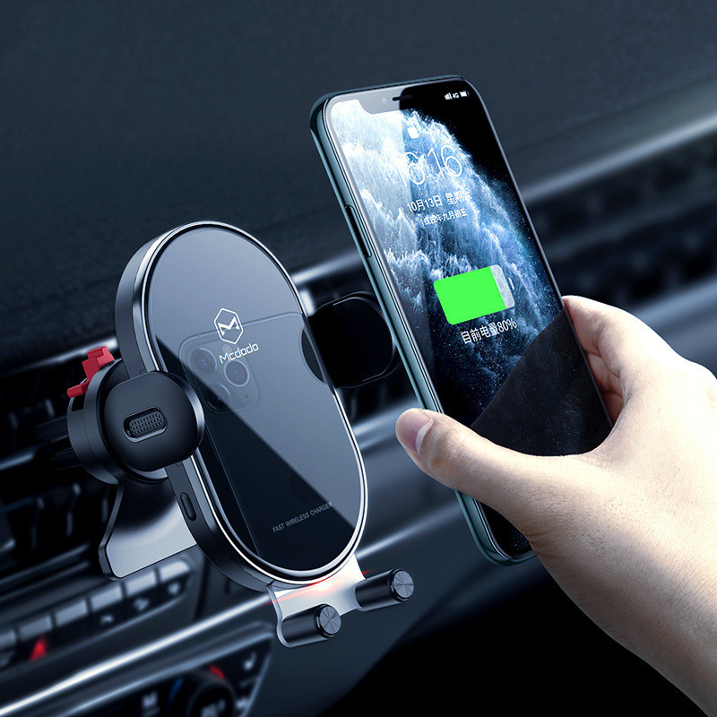 Car Wireless Charging Car Phone Holder Smart Induction Air Outlet Navigation Bracket - Image 3