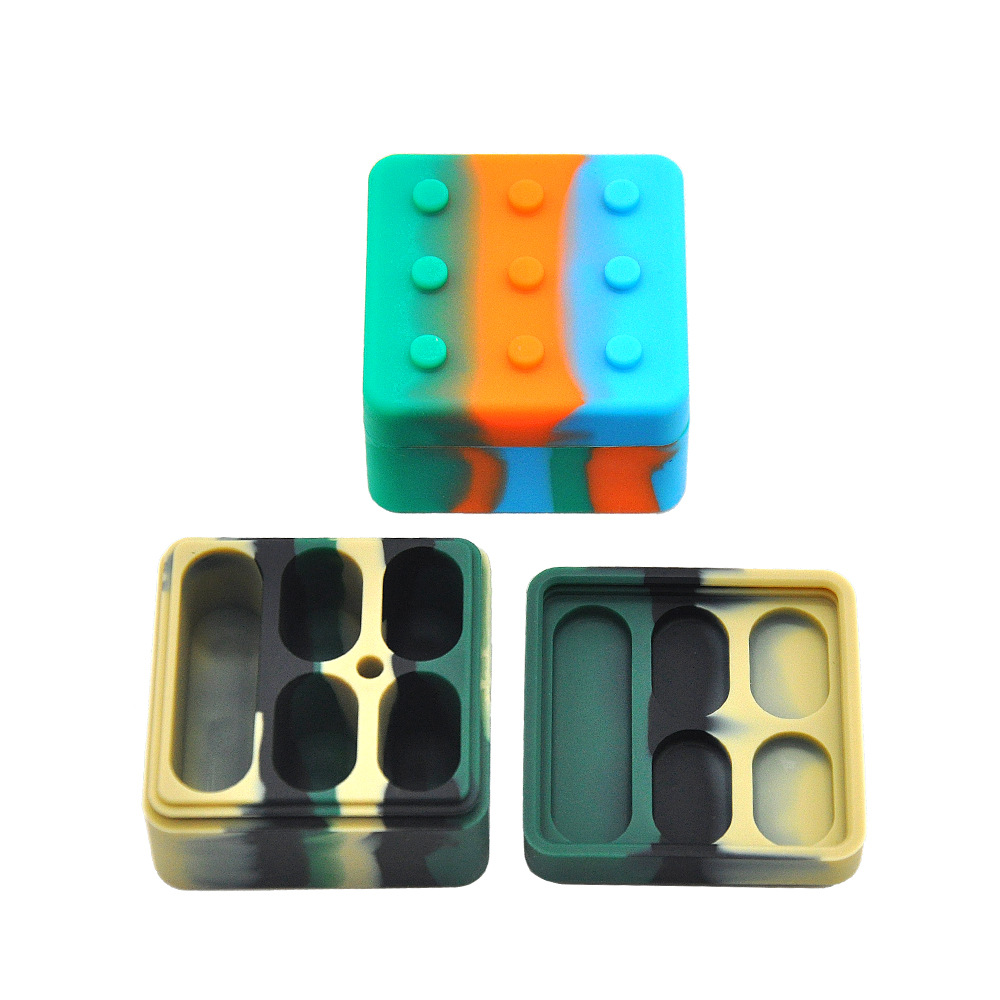 Title 5, New Silicone Mini Pill Box 50mm Medium Block S...