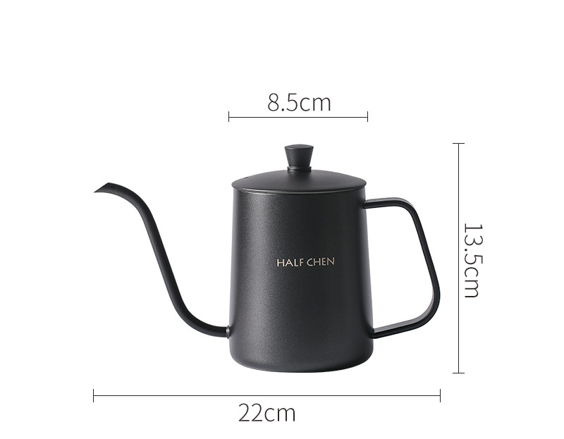 380ml small mouth pot with lid