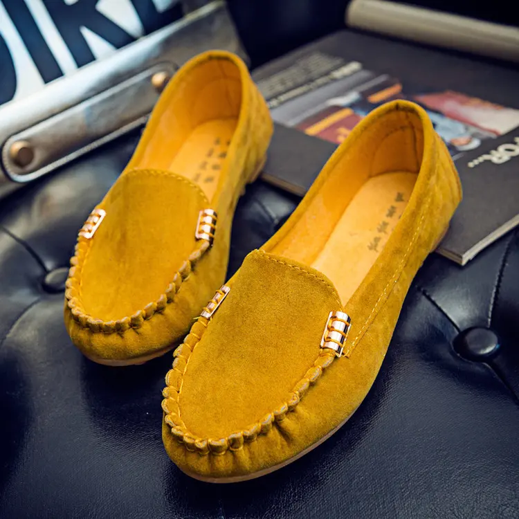 Flat Heel Pumps Single Shoes Women's Student Peas