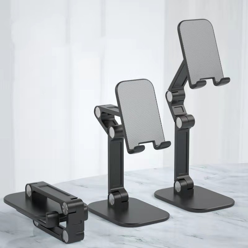 Mobile Phone Holder Double Folding Portable Free Height Tablet - Image 3