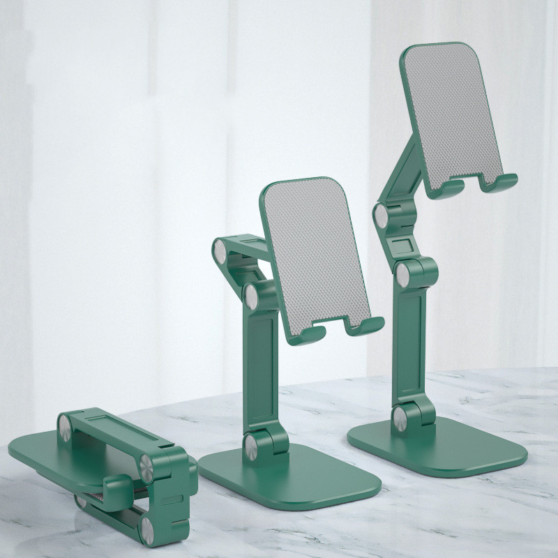 Mobile Phone Holder Double Folding Portable Free Height Tablet - Image 2