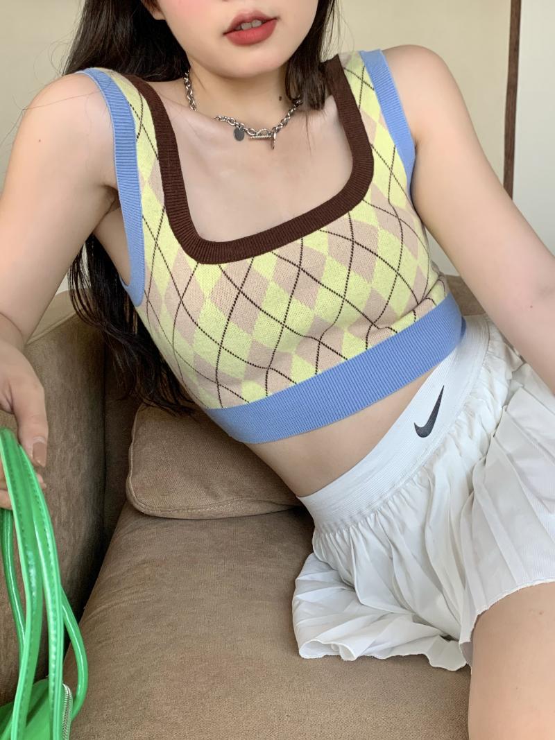 Inner Strap Bottoming Shirt Underwear Heart