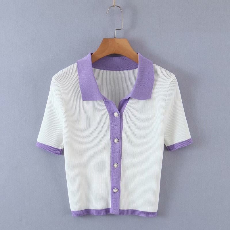 Title 4, New Summer Street Lapel Short-sleeved Single-br...